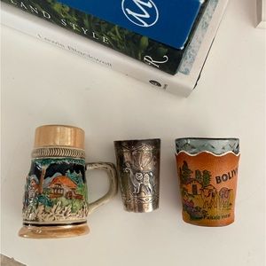 Authentic Bolivian Shot/Finger Glasses